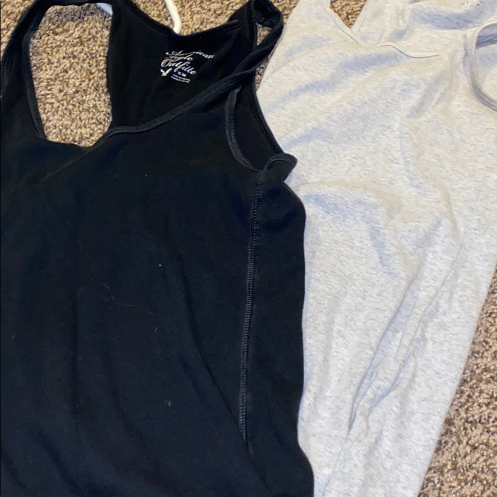 Two american eagle tank tops